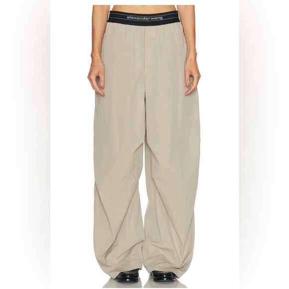 Alexander Wang Pants - Alexander Wang Logo Waistband Pants